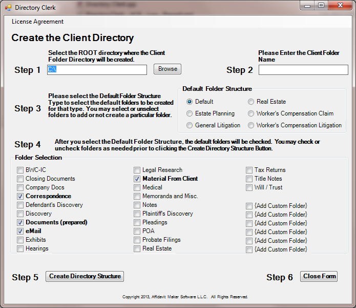 Directory Clerk